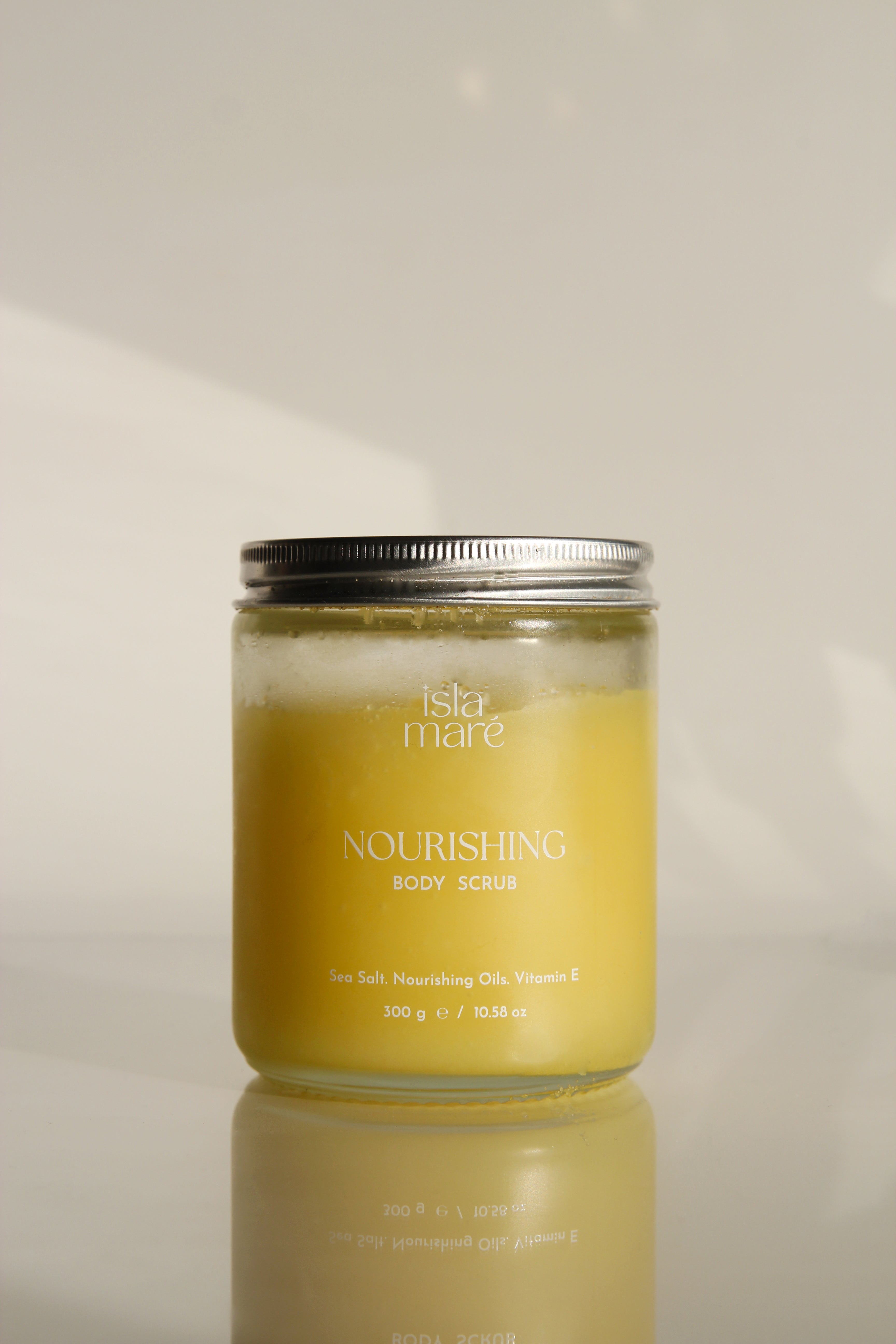 Close-up of Nourishing Body Scrub texture for smooth and glowing skin